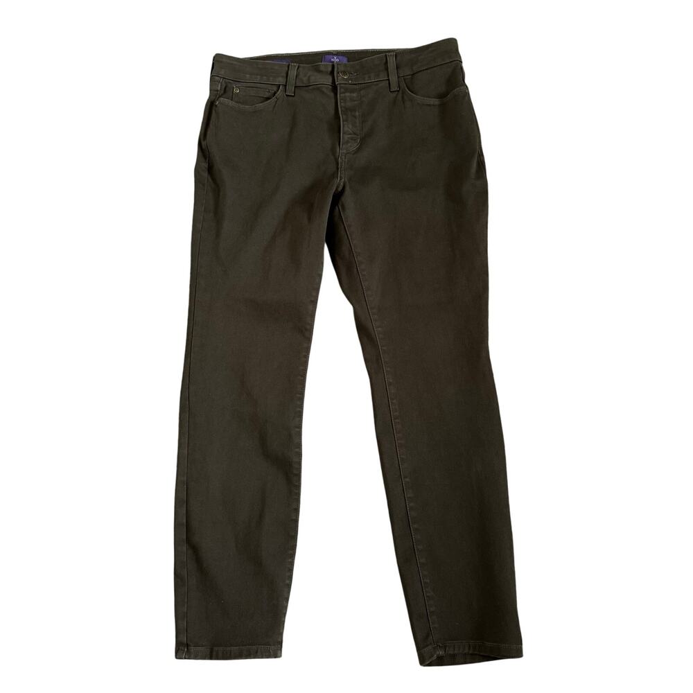 NYDJ Jeans Womens 12p PETITE Olive Alina Legging Lift Tuck Technology Stretch